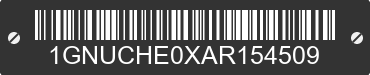 2010 CHEVROLET Suburban 1GNUCHE0XAR154509 VIN decoded