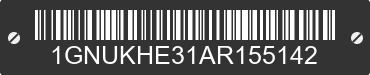 2010 CHEVROLET Suburban 1GNUKHE31AR155142 VIN decoded
