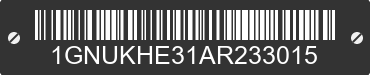 2010 CHEVROLET Suburban 1GNUKHE31AR233015 VIN decoded