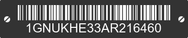 2010 CHEVROLET Suburban 1GNUKHE33AR216460 VIN decoded