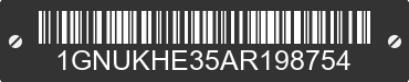 2010 CHEVROLET Suburban 1GNUKHE35AR198754 VIN decoded