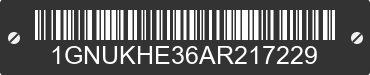 2010 CHEVROLET Suburban 1GNUKHE36AR217229 VIN decoded