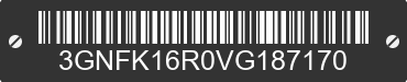 1997 CHEVROLET Suburban 3GNFK16R0VG187170 VIN decoded