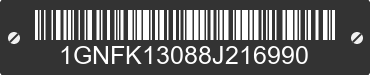 2008 CHEVROLET Tahoe 1GNFK13088J216990 VIN decoded