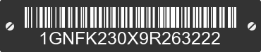 2009 CHEVROLET Tahoe 1GNFK230X9R263222 VIN decoded