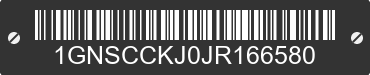 2018 CHEVROLET Tahoe 1GNSCCKJ0JR166580 VIN decoded