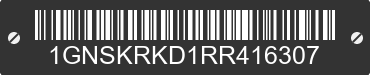 2024 CHEVROLET Tahoe 1GNSKRKD1RR416307 VIN decoded