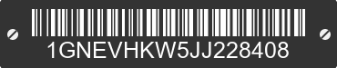 2018 CHEVROLET Traverse 1GNEVHKW5JJ228408 VIN decoded