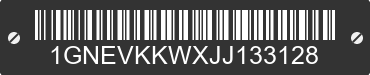 2018 CHEVROLET Traverse 1GNEVKKWXJJ133128 VIN decoded