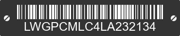 2020 CHONGQING HUANSONG INDUSTRIES Chongqing Huansong Industries LWGPCMLC4LA232134 VIN decoded