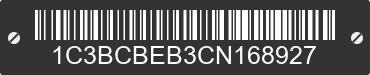 2012 CHRYSLER 200 1C3BCBEB3CN168927 VIN decoded