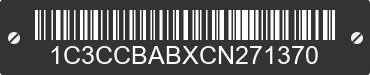 2012 CHRYSLER 200 1C3CCBABXCN271370 VIN decoded