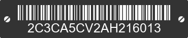 2010 CHRYSLER 300 2C3CA5CV2AH216013 VIN decoded