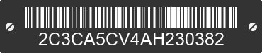 2010 CHRYSLER 300 2C3CA5CV4AH230382 VIN decoded