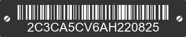 2010 CHRYSLER 300 2C3CA5CV6AH220825 VIN decoded