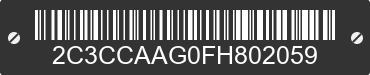 2015 CHRYSLER 300 2C3CCAAG0FH802059 VIN decoded