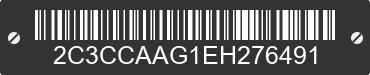 2014 CHRYSLER 300 2C3CCAAG1EH276491 VIN decoded
