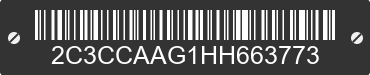 2017 CHRYSLER 300 2C3CCAAG1HH663773 VIN decoded