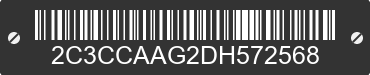 2013 CHRYSLER 300 2C3CCAAG2DH572568 VIN decoded