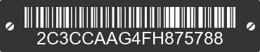 2015 CHRYSLER 300 2C3CCAAG4FH875788 VIN decoded