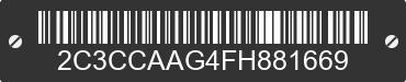 2015 CHRYSLER 300 2C3CCAAG4FH881669 VIN decoded