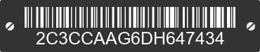 2013 CHRYSLER 300 2C3CCAAG6DH647434 VIN decoded
