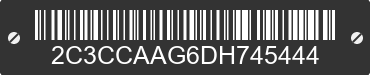 2013 CHRYSLER 300 2C3CCAAG6DH745444 VIN decoded