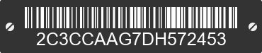 2013 CHRYSLER 300 2C3CCAAG7DH572453 VIN decoded