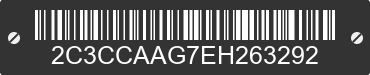 2014 CHRYSLER 300 2C3CCAAG7EH263292 VIN decoded