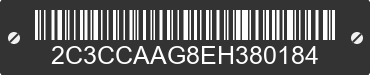 2014 CHRYSLER 300 2C3CCAAG8EH380184 VIN decoded