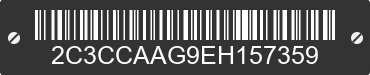 2014 CHRYSLER 300 2C3CCAAG9EH157359 VIN decoded