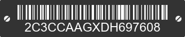 2013 CHRYSLER 300 2C3CCAAGXDH697608 VIN decoded