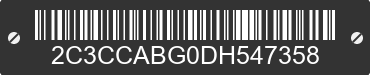 2013 CHRYSLER 300 2C3CCABG0DH547358 VIN decoded