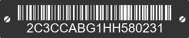2017 CHRYSLER 300 2C3CCABG1HH580231 VIN decoded