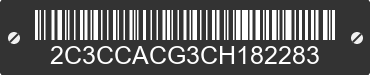 2012 CHRYSLER 300 2C3CCACG3CH182283 VIN decoded