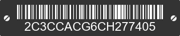 2012 CHRYSLER 300 2C3CCACG6CH277405 VIN decoded
