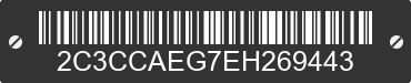 2014 CHRYSLER 300 2C3CCAEG7EH269443 VIN decoded