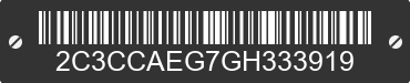 2016 CHRYSLER 300 2C3CCAEG7GH333919 VIN decoded