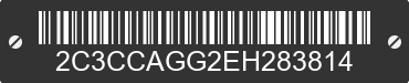 2014 CHRYSLER 300 2C3CCAGG2EH283814 VIN decoded