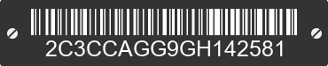 2016 CHRYSLER 300 2C3CCAGG9GH142581 VIN decoded