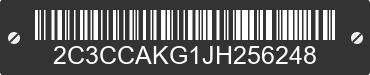 2018 CHRYSLER 300 2C3CCAKG1JH256248 VIN decoded