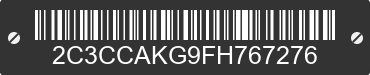 2015 CHRYSLER 300 2C3CCAKG9FH767276 VIN decoded