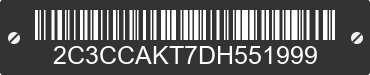 2013 CHRYSLER 300 2C3CCAKT7DH551999 VIN decoded