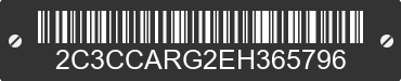 2014 CHRYSLER 300 2C3CCARG2EH365796 VIN decoded