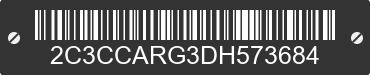 2013 CHRYSLER 300 2C3CCARG3DH573684 VIN decoded