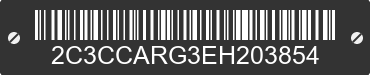 2014 CHRYSLER 300 2C3CCARG3EH203854 VIN decoded