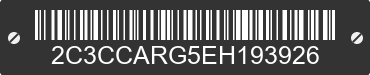 2014 CHRYSLER 300 2C3CCARG5EH193926 VIN decoded