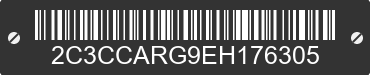 2014 CHRYSLER 300 2C3CCARG9EH176305 VIN decoded