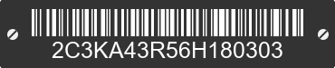 2006 CHRYSLER 300 2C3KA43R56H180303 VIN decoded