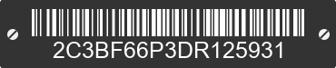 1983 CHRYSLER New Yorker 2C3BF66P3DR125931 VIN decoded